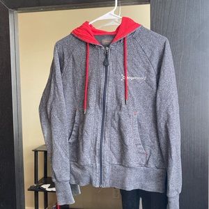 Grey Orangetheory Zip Up Hoodie